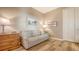 Home office with a comfortable couch and built-in shelving at 7525 Alumni Trl, Sarasota, FL 34243