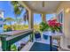 Private balcony with outdoor seating and a view of nature at 7720 34Th W Ave # 101, Bradenton, FL 34209