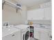 Laundry room with washer, dryer, cabinets, and a sink at 7720 34Th W Ave # 101, Bradenton, FL 34209