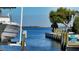 Scenic waterfront view from a private dock at 834 Jungle Queen Way, Longboat Key, FL 34228