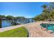 Private boat docks offer convenient access to the water at 888 S Orange Ave # Ph-C, Sarasota, FL 34236