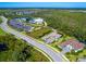 Aerial view of home and community amenities at 9224 Starry Night Ave, Sarasota, FL 34241