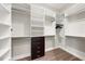 Large walk-in closet with ample shelving and drawers at 931 Bayshore Rd, Nokomis, FL 34275