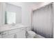 Neat bathroom features vanity and shower with modern fixtures at 11380 Burgundy Dr, Venice, FL 34293