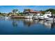 Calm marina with yachts and waterfront views at 120 Lookout Point Dr, Osprey, FL 34229