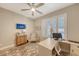 Bright home office features built-in desk, window seating, and plenty of natural light at 14924 Sora Way, Bradenton, FL 34212