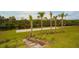 Beach volleyball court with river views at 14924 Sora Way, Bradenton, FL 34212