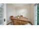 Cozy home office featuring a unique wooden desk and natural light at 1682 Hawthorne St, Sarasota, FL 34239