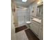Bathroom with shower stall, toilet, and vanity at 4851 W Gandy Blvd # 5Pa, Tampa, FL 33611