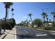 Quiet community road lined with palm trees at 4851 W Gandy Blvd # 5Pa, Tampa, FL 33611