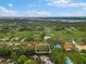 Aerial view of a house nestled in a lush, green neighborhood at 5358 Everwood Run, Sarasota, FL 34235