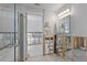 Bathroom under renovation, showcasing new shower and plumbing at 8 Island Dr, Treasure Island, FL 33706