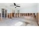 A bedroom under renovation, showing exposed framing and plumbing at 8 Island Dr, Treasure Island, FL 33706