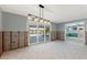 Dining room with water views under renovation at 8 Island Dr, Treasure Island, FL 33706