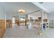 Open concept kitchen and dining area during remodel at 8 Island Dr, Treasure Island, FL 33706