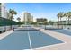 Outdoor recreational area with pickleball courts at 888 Boulevard Of The Arts # 1705, Sarasota, FL 34236