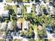 Aerial view showing the house and surrounding neighborhood at 1704 24Th St, Sarasota, FL 34234