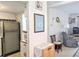 Open living and dining area with a view to the kitchen at 2228 Canal Dr # D26, Bradenton, FL 34207