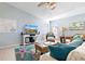 Relaxing living room with comfortable seating and coastal decor at 3601 E Bay Dr # 203, Holmes Beach, FL 34217