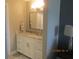 Vanity with granite countertop and ample storage at 4470 Weybridge # 68, Sarasota, FL 34235
