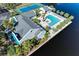 Community pool and tennis courts located on the waterfront at 11120 Sanctuary Dr, Bradenton, FL 34209