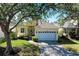 Single-story house with attached garage and well-manicured lawn at 11120 Sanctuary Dr, Bradenton, FL 34209