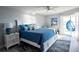 Bright bedroom with a comfy bed, white dresser, and sliding door to balcony at 1333 Perico Pointe Cir, Bradenton, FL 34209