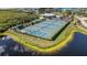 Community tennis courts and kayak storage at 1333 Perico Pointe Cir, Bradenton, FL 34209