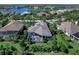 Aerial view of house with pool and cabana at 16333 Daysailor Trl, Lakewood Ranch, FL 34202