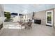 Outdoor kitchen and dining area on covered patio at 1756 Stapleton St, Sarasota, FL 34239