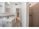 Clean bathroom with vanity, toilet and shower at 208 36Th W St, Bradenton, FL 34205