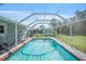 Refreshing screened-in pool ideal for summer fun at 208 36Th W St, Bradenton, FL 34205