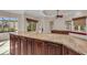 Spacious kitchen featuring granite countertops and custom cabinets at 3408 Founders Club Dr, Sarasota, FL 34240
