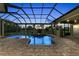 Relaxing pool and spa area with covered patio at 3408 Founders Club Dr, Sarasota, FL 34240