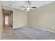 Second bedroom with neutral walls and carpeting at 4207 Overture Cir, Bradenton, FL 34209