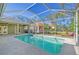 Relaxing screened-in pool area with backyard view at 5365 Matthew Ct, Sarasota, FL 34231