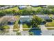 Aerial view of single-Gathering home and yard at 6725 Roxbury Dr, Sarasota, FL 34231