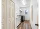 Convenient laundry room with washer, dryer, and storage cabinets at 13618 2Nd Ne Ave, Bradenton, FL 34212