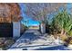 Long private driveway leading to a stunning waterfront home at 320 S Shore Dr, Sarasota, FL 34234