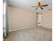 Large bedroom with ceiling fan and neutral wall colors at 4905 22Nd E Ct, Bradenton, FL 34203