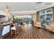 Elegant bar and lounge area with comfortable seating at 6615 Hunter Combe Xing, University Park, FL 34201