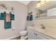 Bathroom with single vanity, toilet, and shower at 9620 Club South Cir # 5109, Sarasota, FL 34238