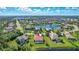 Aerial view showcasing the home's prime location and neighborhood at 17113 1St E Dr, Bradenton, FL 34212