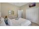 Bedroom with a double bed and built-in closet at 17113 1St E Dr, Bradenton, FL 34212