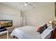 Bedroom with a queen bed and plenty of closet space at 17113 1St E Dr, Bradenton, FL 34212