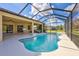 Screened pool and patio with outdoor furniture at 17113 1St E Dr, Bradenton, FL 34212