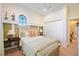 Charming bedroom with a queen-size bed and ample closet space at 3706 80Th E Dr, Sarasota, FL 34243
