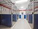 Long hallway with rows of clean metal dog kennels at 3825 Sarasota Golf Club Blvd, Sarasota, FL 34240