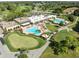 Community pool and clubhouse at 3856 Trophy Blvd # 3856, New Port Richey, FL 34655