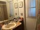 Clean bathroom with vanity and shower/tub combo at 4056 Palau Dr, Sarasota, FL 34241